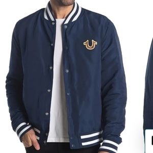 True Religion Nylon Varsity Jacket